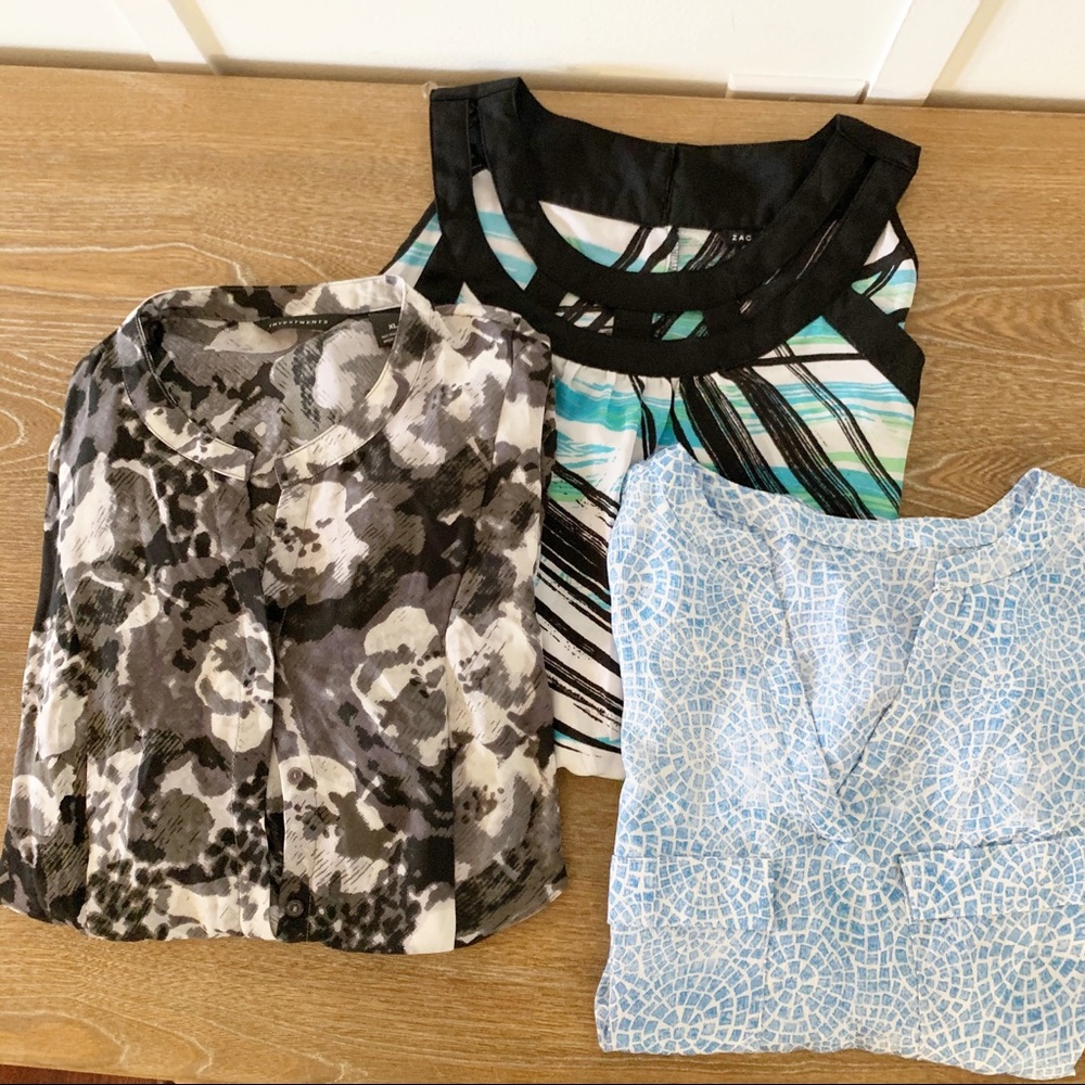 3 x blouse size XL